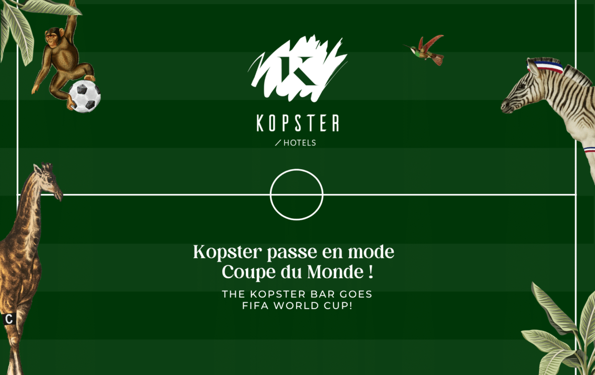Bar et rooftop du Kopster Hôtel Paris Ouest Colombes pendant la Coupe du Monde 2026